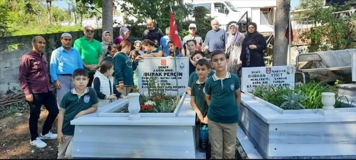 Bafra\'da Şehit Jandarma Uzman Onbaşı Burkan Perçin İçin Anma Töreni Düzenlendi