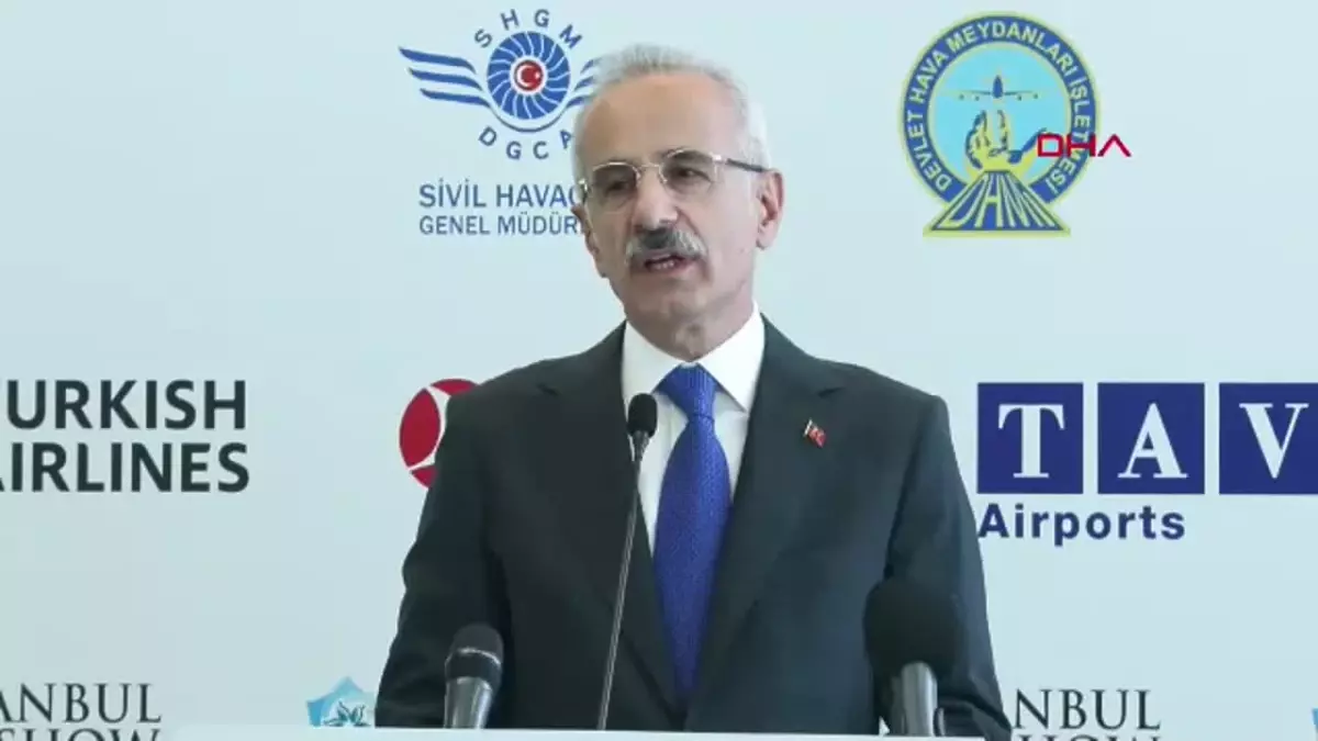 Ulaştırma Bakanı Uraloğlu, İstanbul Airshow 2024\'te Ulaşım ve Havacılıkta Kaydedilen İlerlemeleri Vurguladı