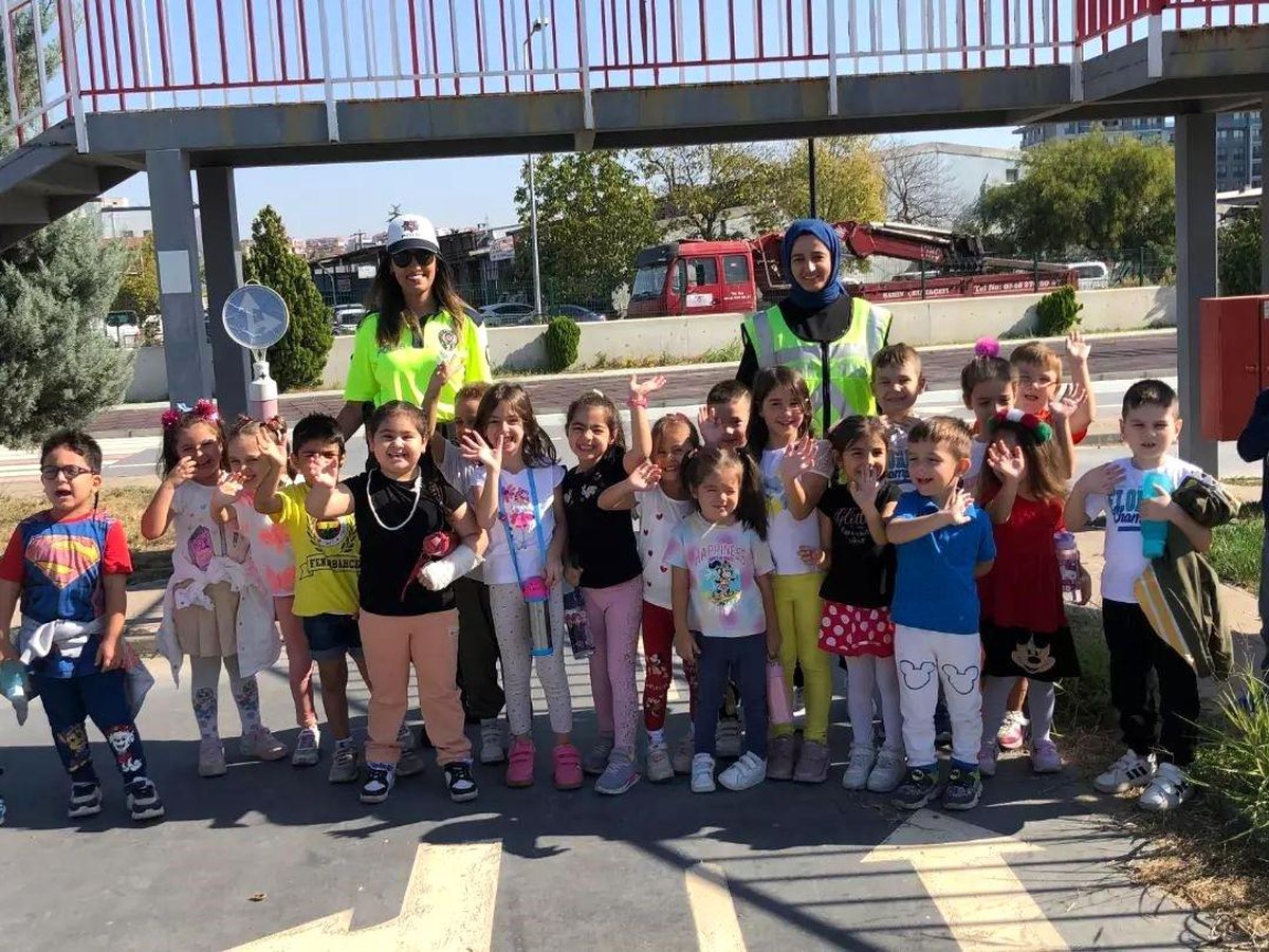Edirne\'de Miniklere Trafik Eğitimi