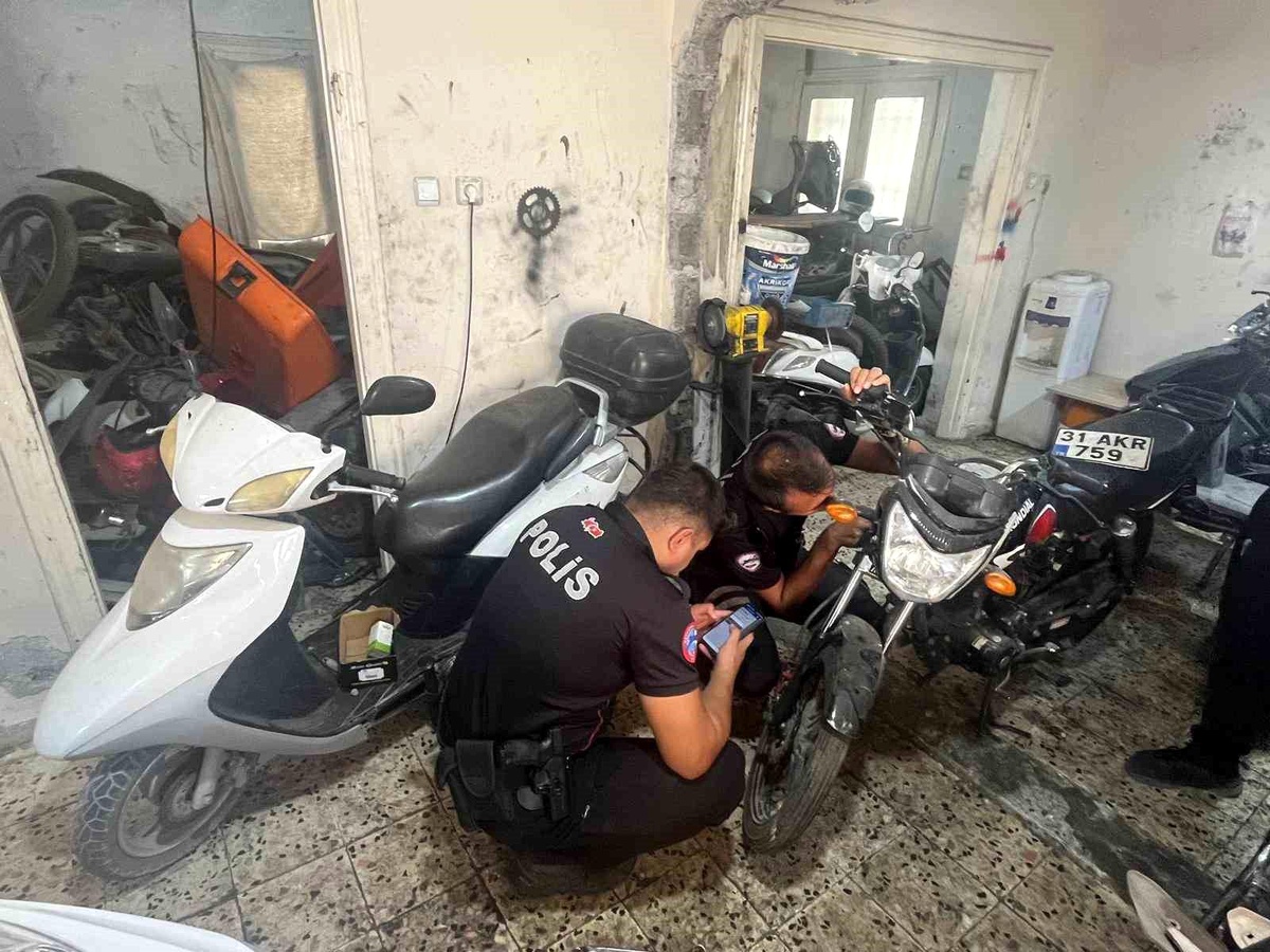 Hatay\'da Motosiklet Denetimi