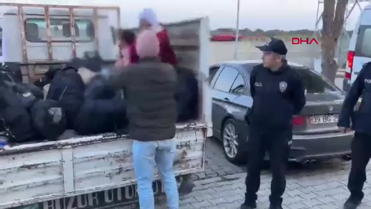 Kırklareli\'nde 13 Kaçak Göçmen Yakalandı