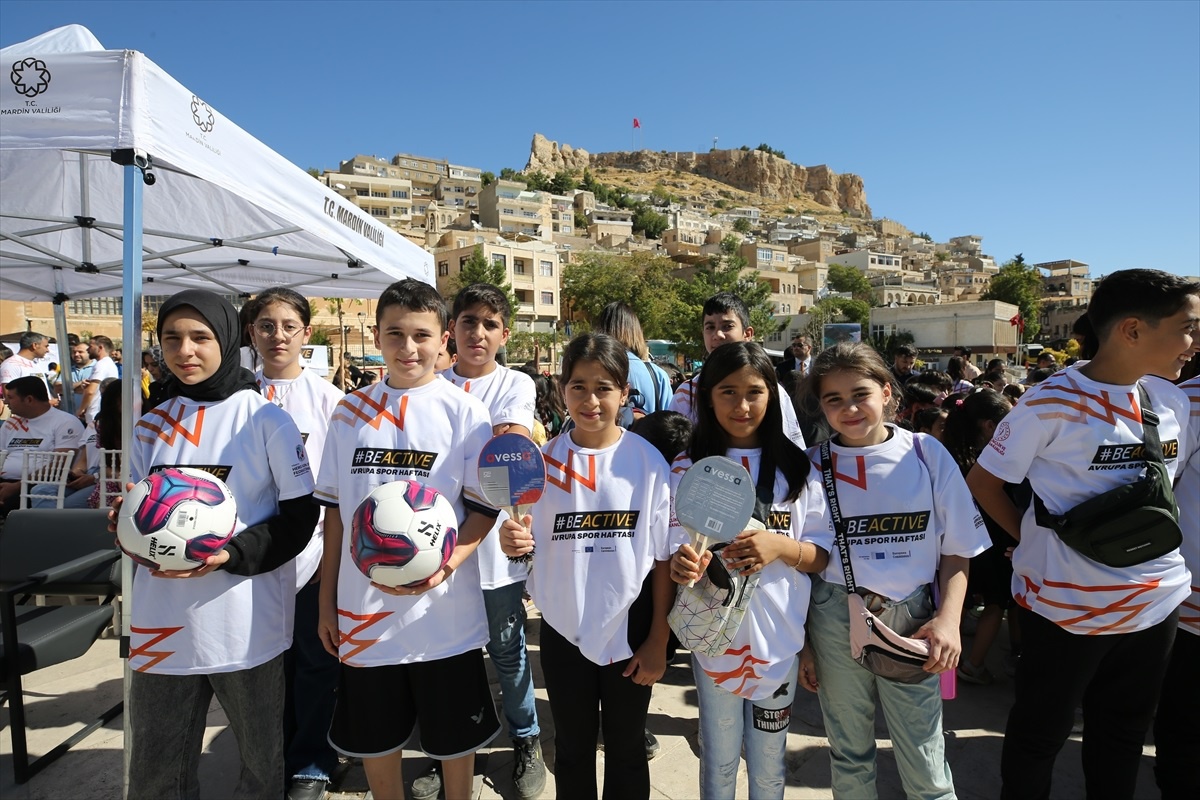 Mardin\'de Avrupa Spor Haftası Coşkusu