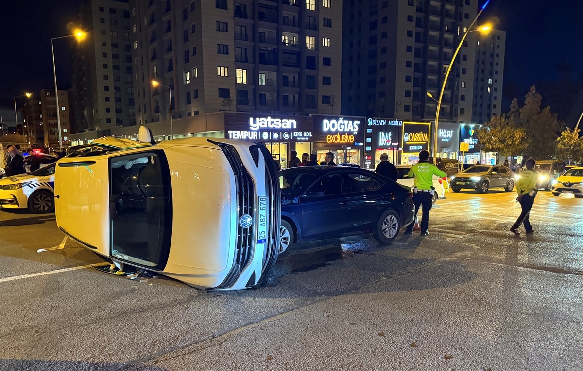 Erzurum\'da Trafik Kazası: 6 Yaralı