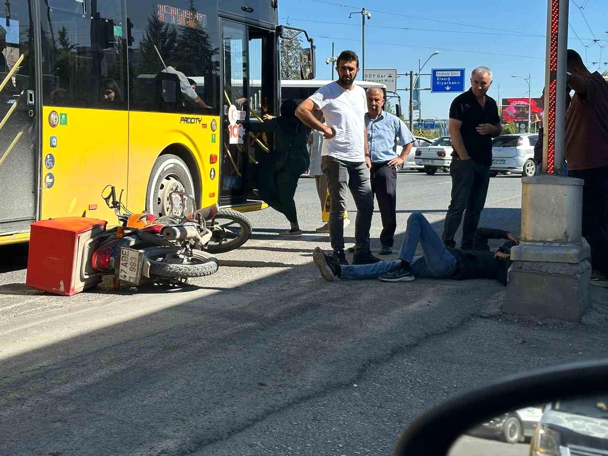 Malatya\'da Motosiklet Kazası