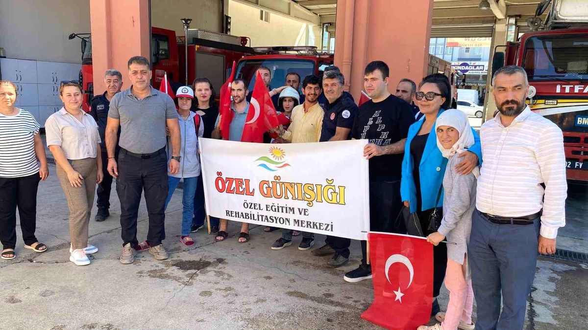 Özel Öğrenciler İtfaiyecilik Haftası\'nı Kutladı
