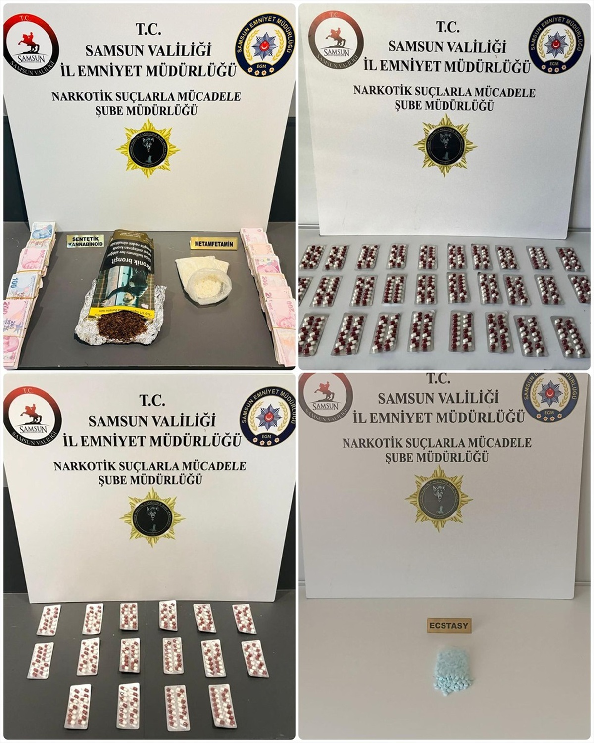 Samsun\'da Uyuşturucu Operasyonu: 5 Gözaltı