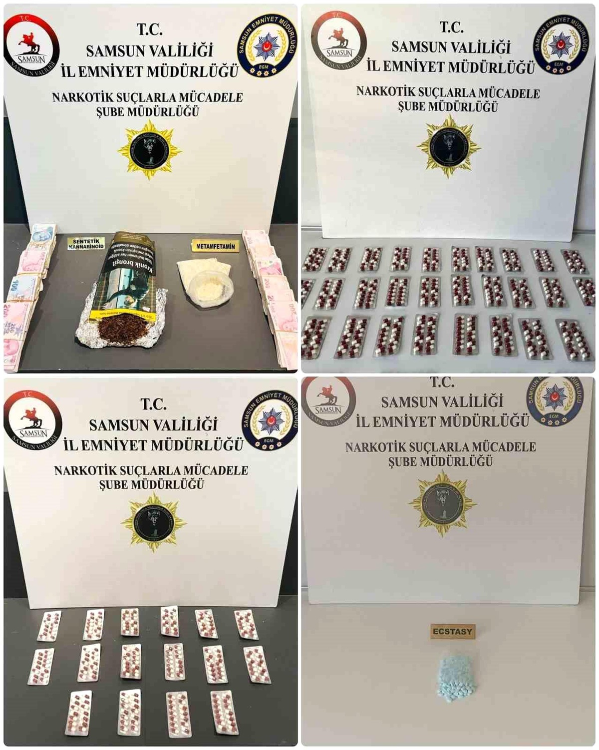 Samsun\'da Uyuşturucu Operasyonu: 5 Gözaltı