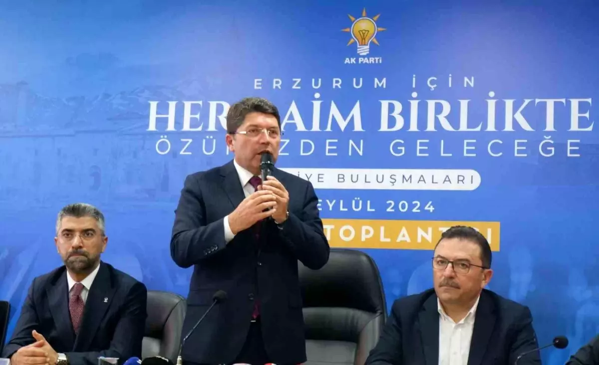 Adalet Bakanı Tunç; "Adalet ile kalkınma birbirinden ayrılmaz"