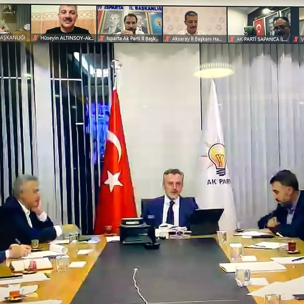 AK Parti Bilecik\'te Video Konferans Toplantısı