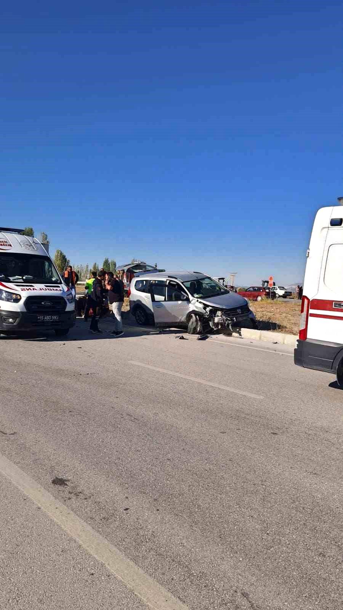 Burdur\'da Trafik Kazası: 7 Yaralı