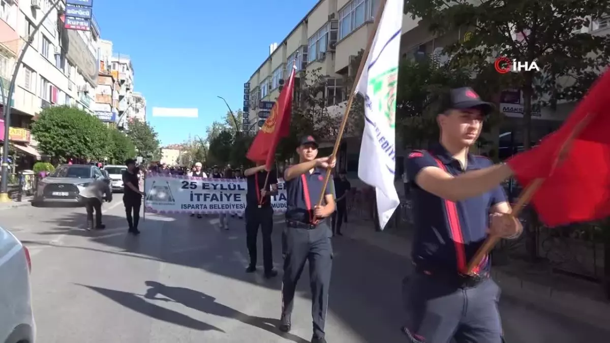 Isparta\'da İtfaiye teşkilatının 310\'uncu kuruluş yıl dönümü kutlandı