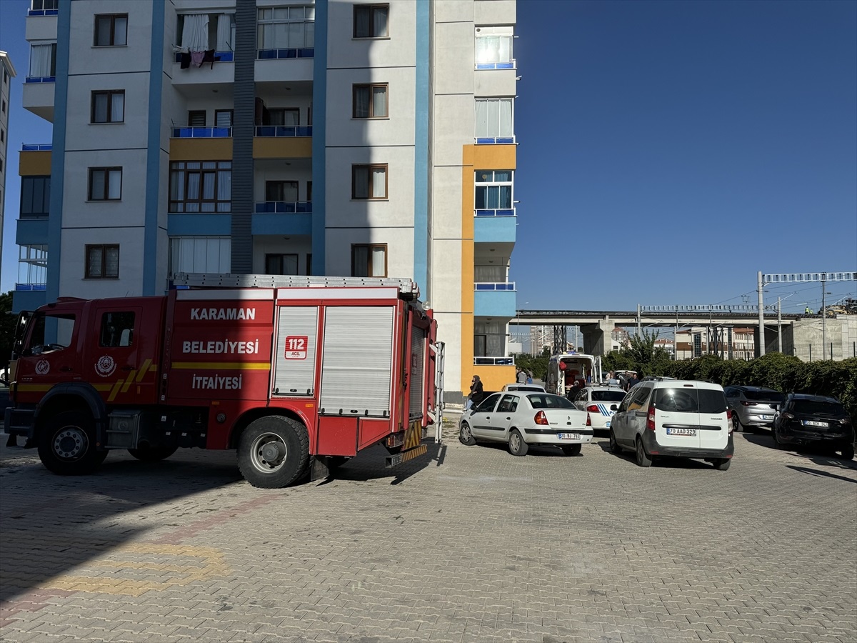 Karaman\'da Çocuk Asansör Boşluğuna Düştü