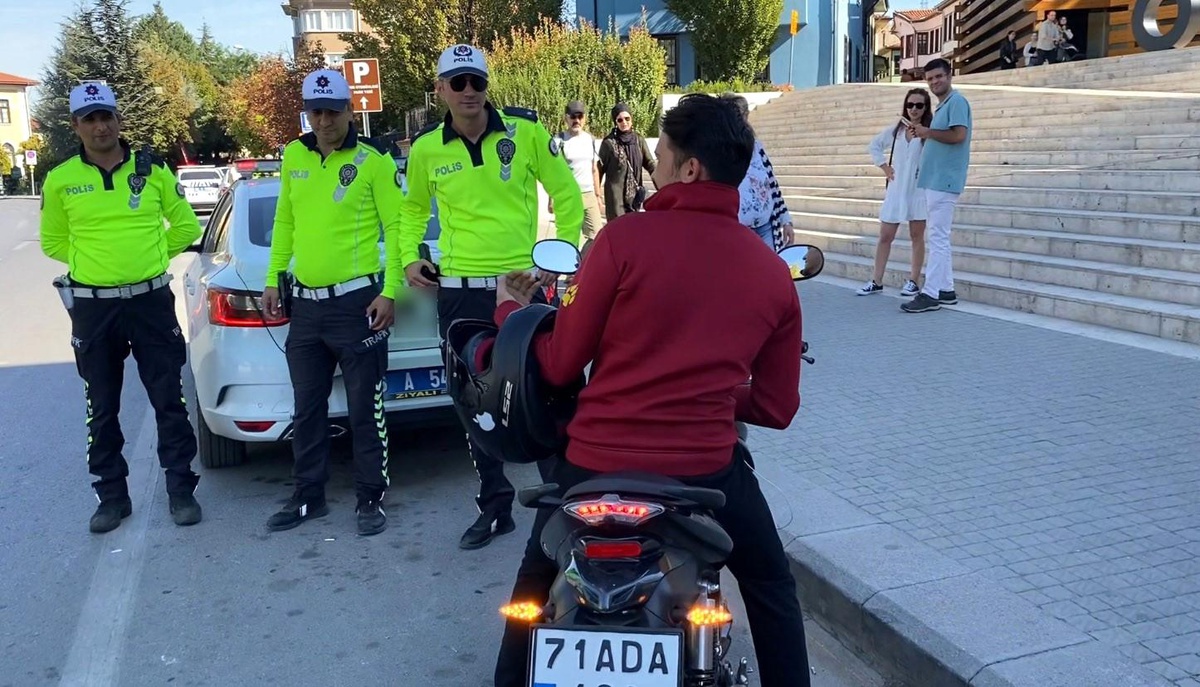 Eskişehir\'de Motosiklet Denetimi