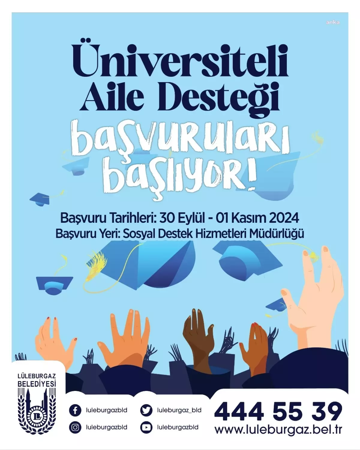 Lüleburgaz Belediyesi\'nden Üniversiteli Aile Desteği Programı Başvuruları Başlıyor