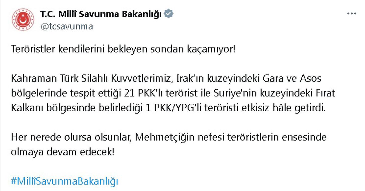 PKK Teröristlerine Darbe