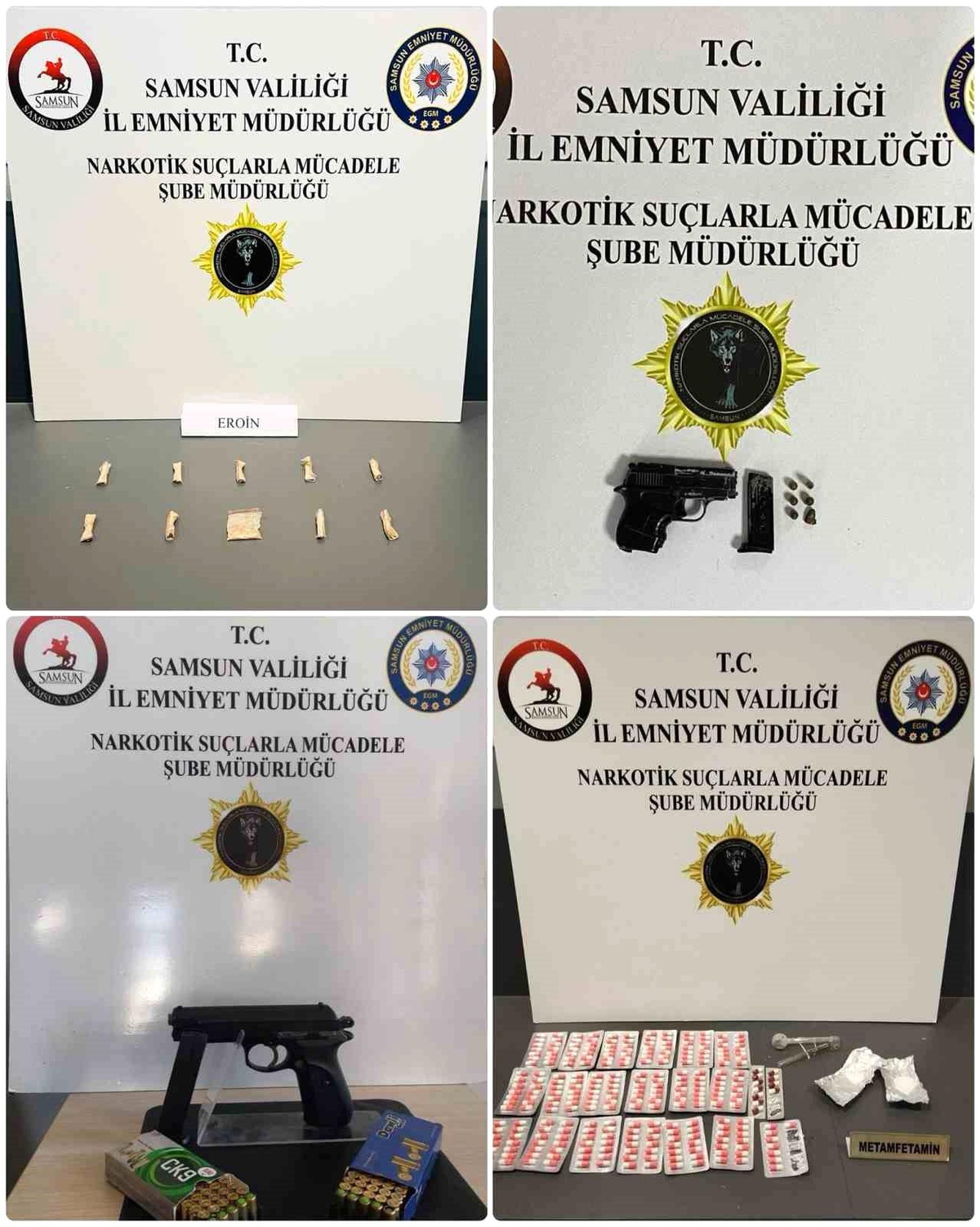 Samsun\'da Uyuşturucu Operasyonu: 10 Gözaltı