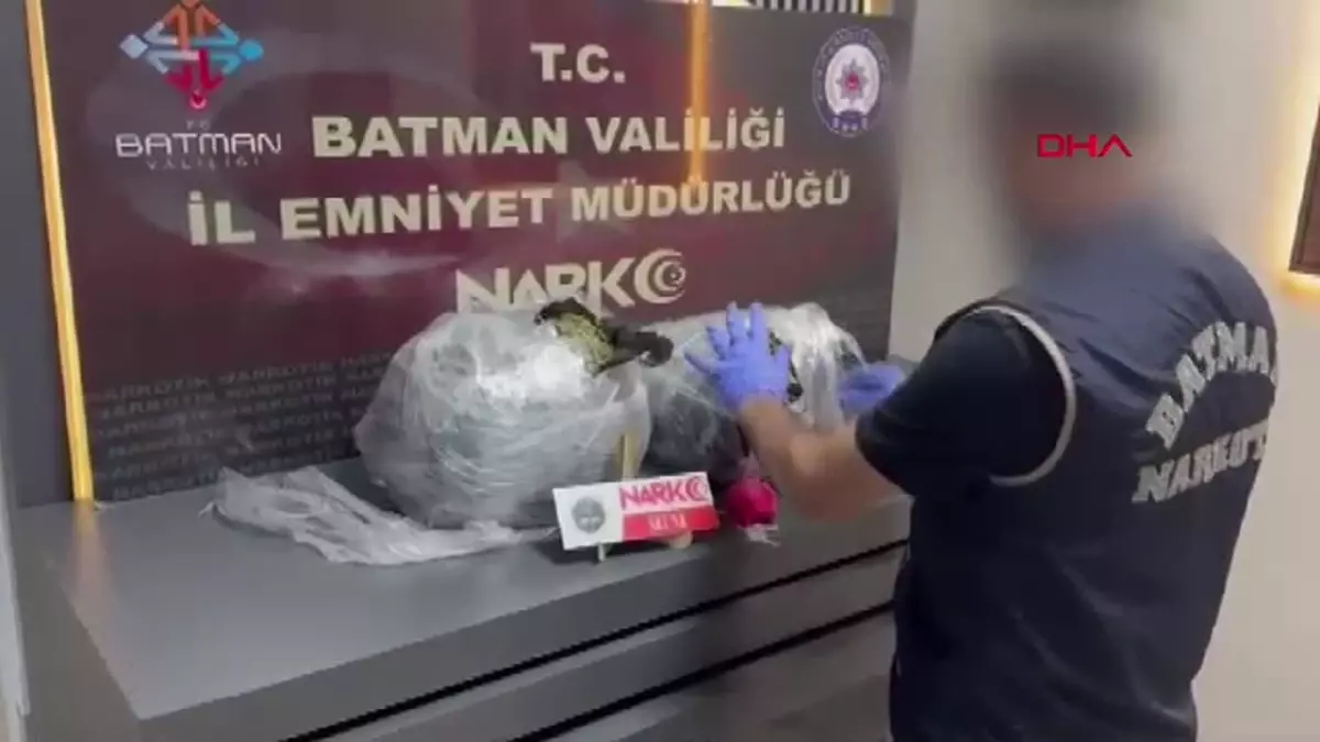 Batman\'da 6 Kilo Skunk Ele Geçirildi