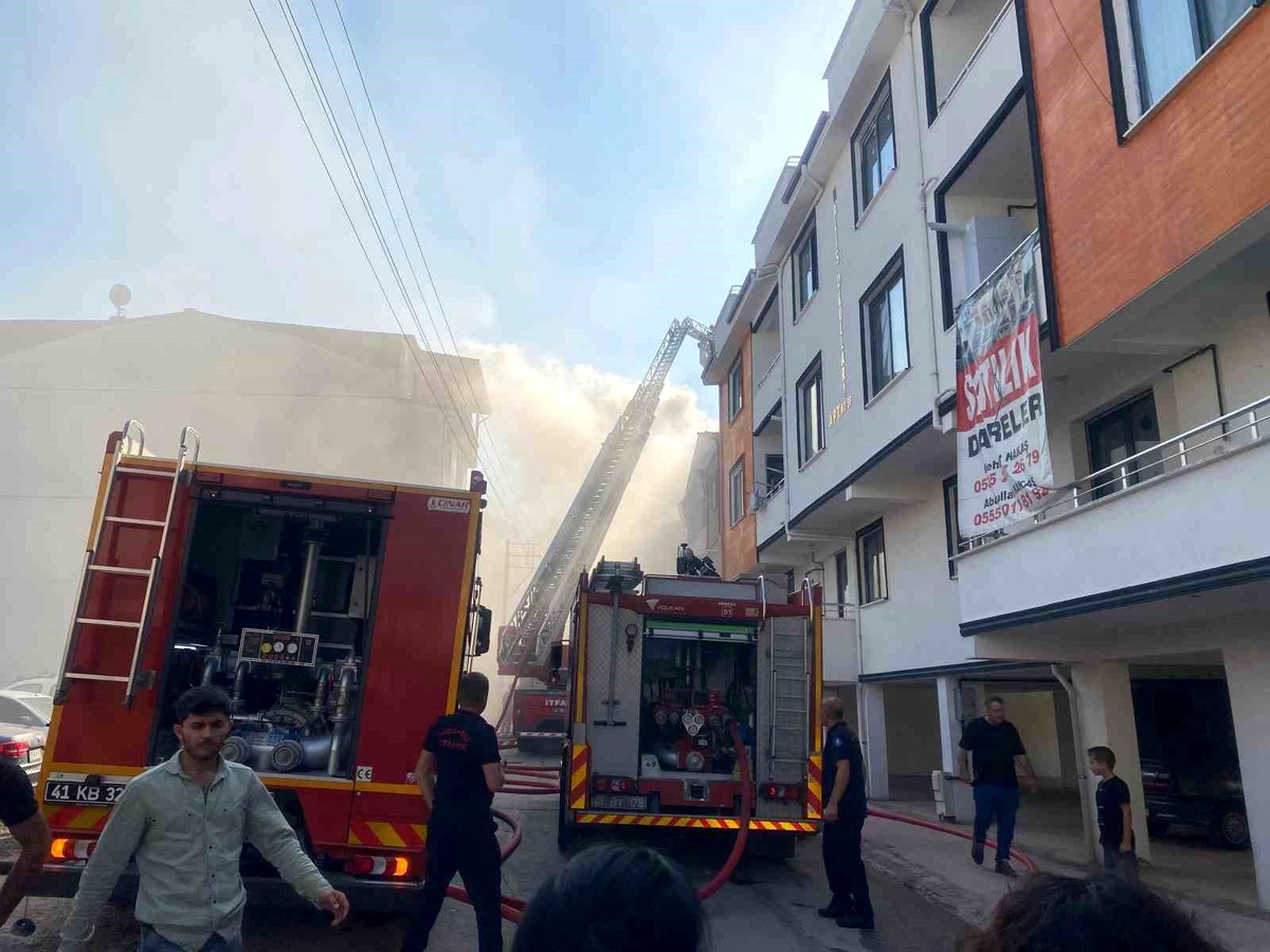 Körfez\'de yangın paniği
