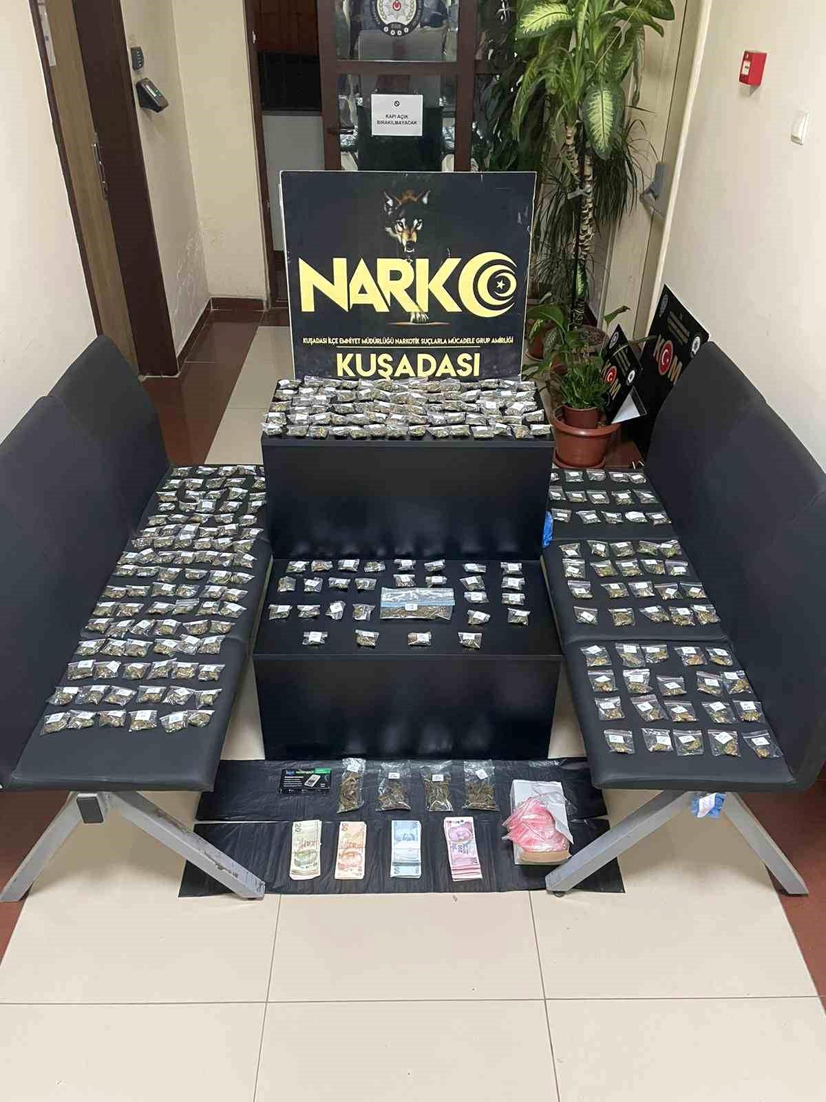 Kuşadası\'nda Uyuşturucu Operasyonu