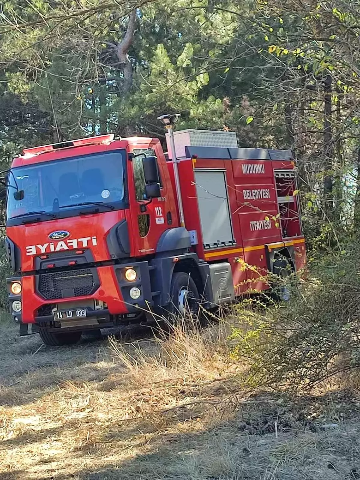 Bolu\'da Ot Yangını Kontrol Altına Alındı