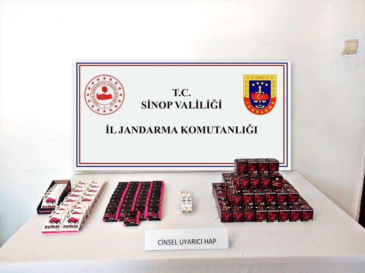 Sinop\'ta Cinsel İhtiyaç Hapı Operasyonu