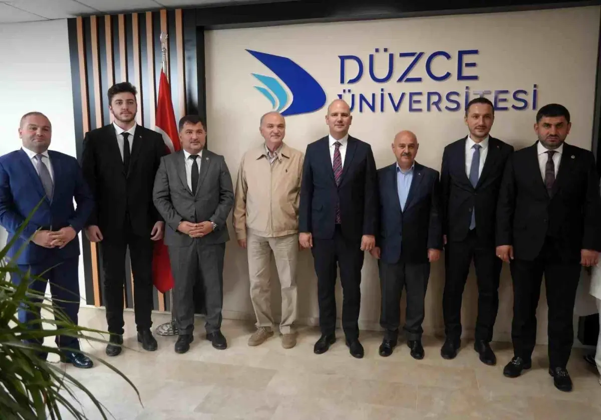 Düzce Üniversitesi ve Teknopark\'a Protokol Ziyareti