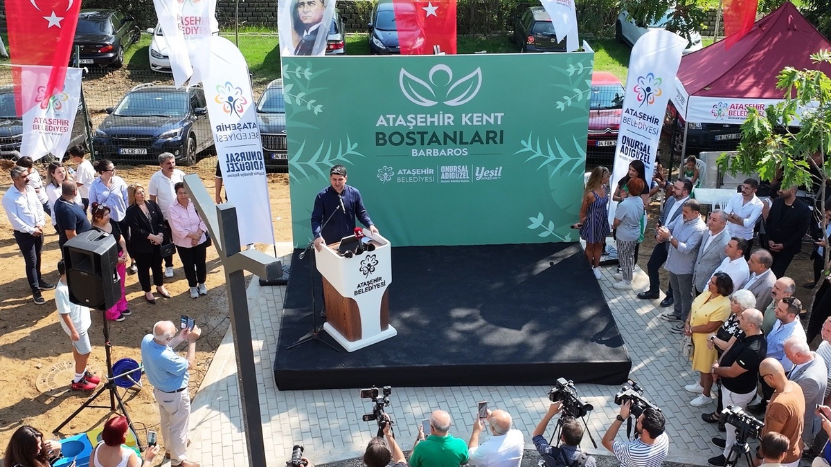 Ataşehir\'de Kent Bostanı Projesi