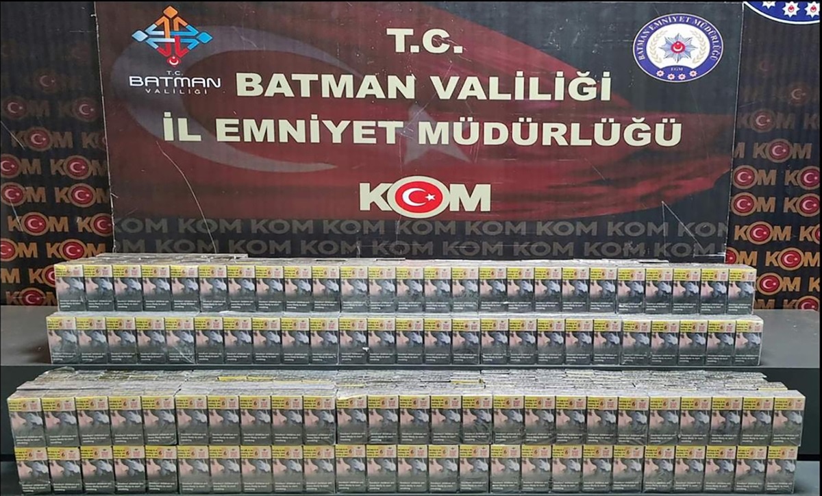 Batman\'da Kaçak Sigara Operasyonu