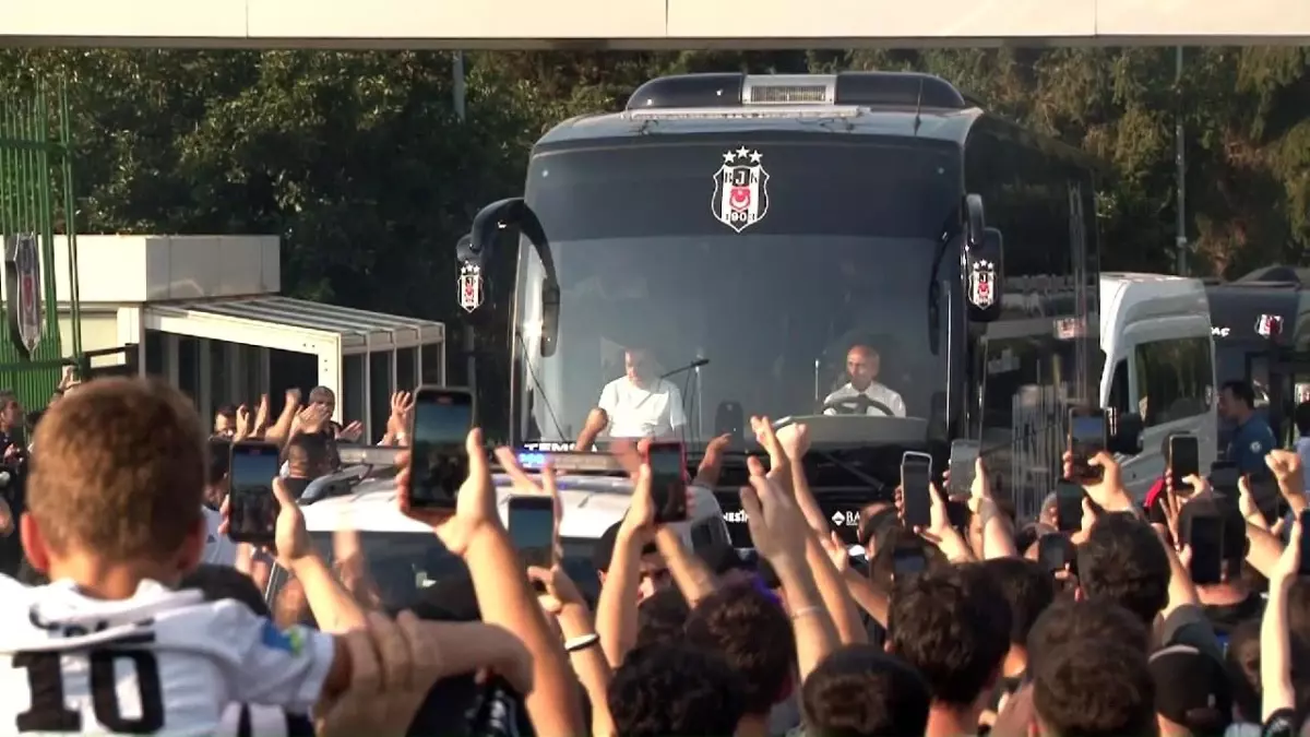 Beşiktaş, Kayseri\'ye Coşkulu Uğurlama