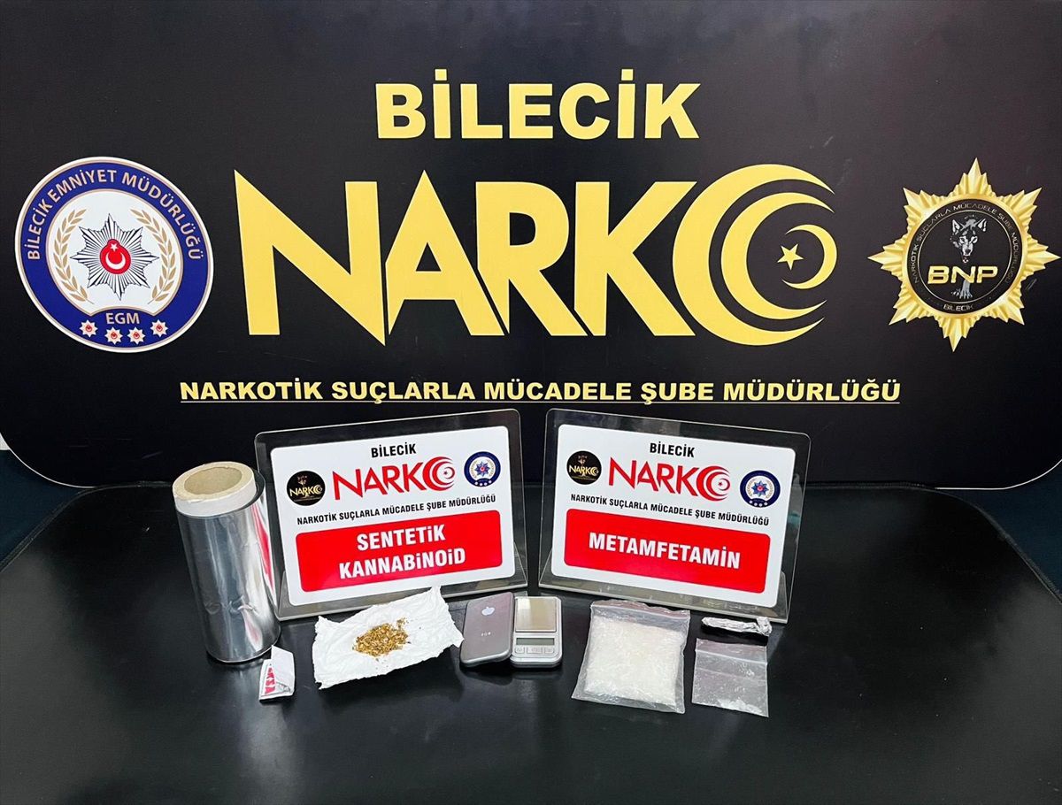 Bilecik\'te Uyuşturucu Operasyonu: 2 Tutuklama