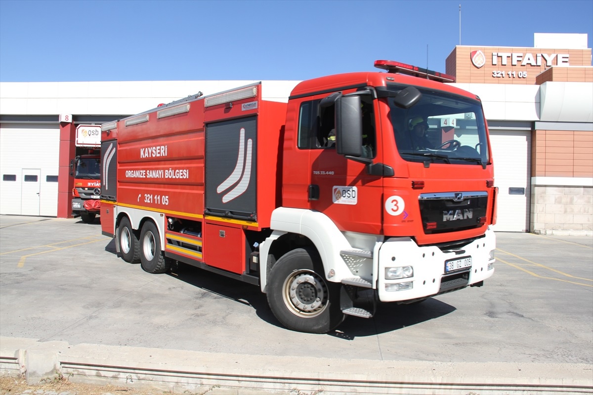 Kayseri OSB\'de 8 Yılda 3.285 Yangına Müdahale