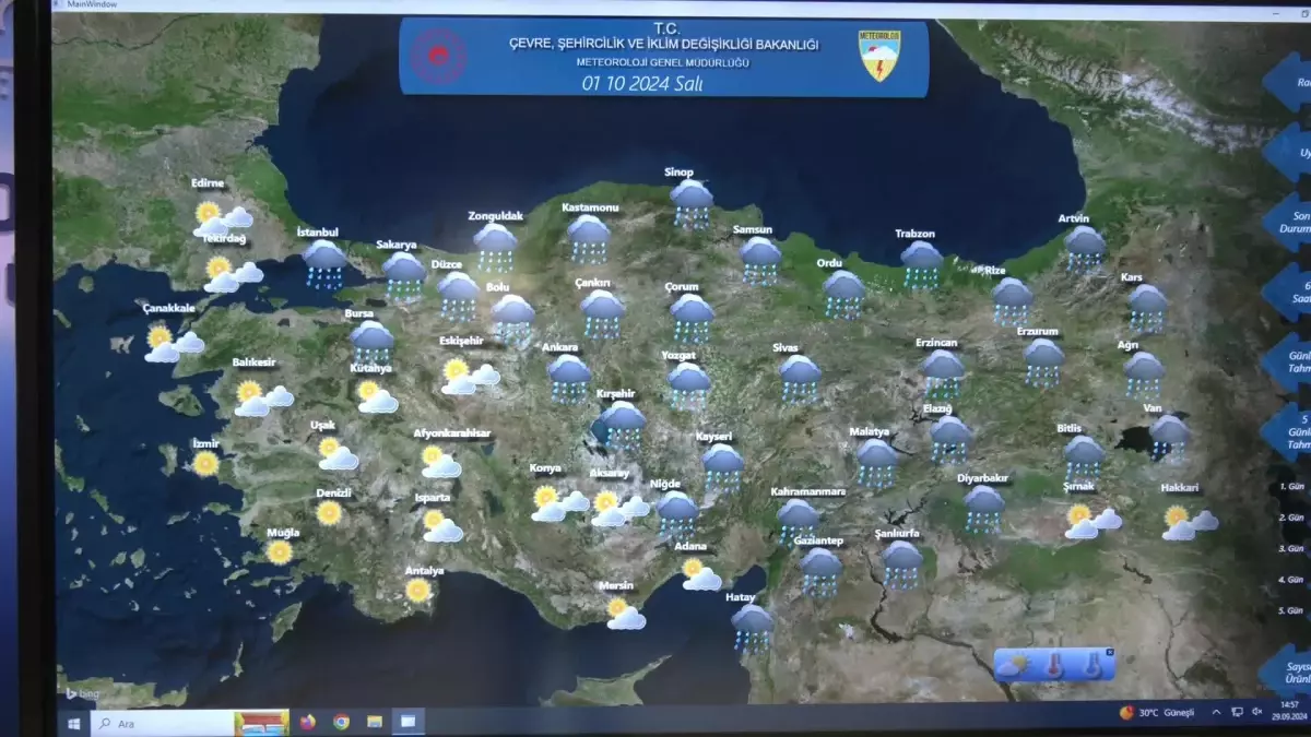 Yağışlı Hava Geliyor: Sıcaklık Düşecek