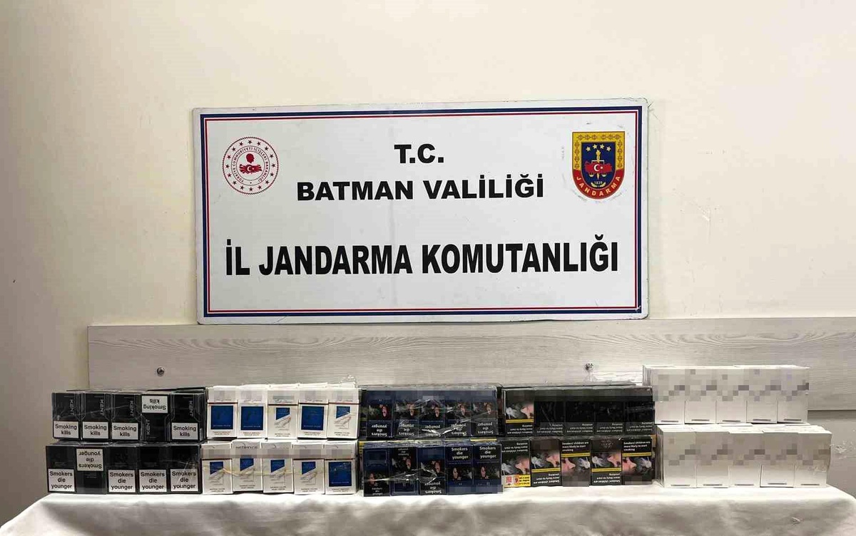 Batman\'da Kaçak Sigara Operasyonu