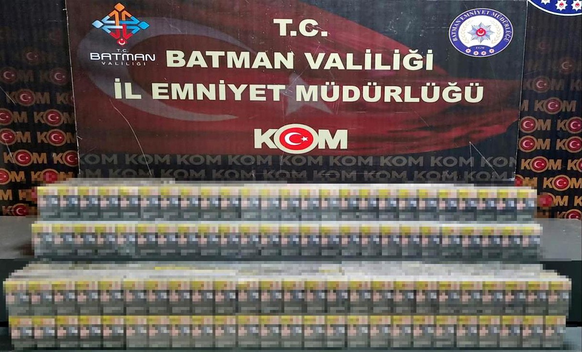 Batman\'da 1300 Paket Kaçak Sigara Ele Geçirildi