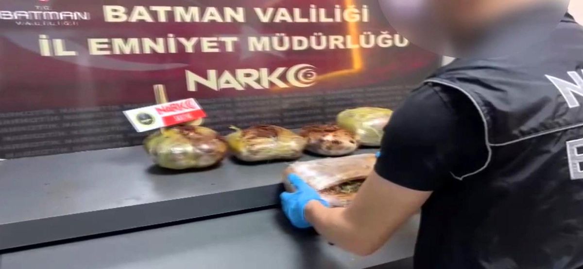 Batman\'da Uyuşturucu Operasyonu