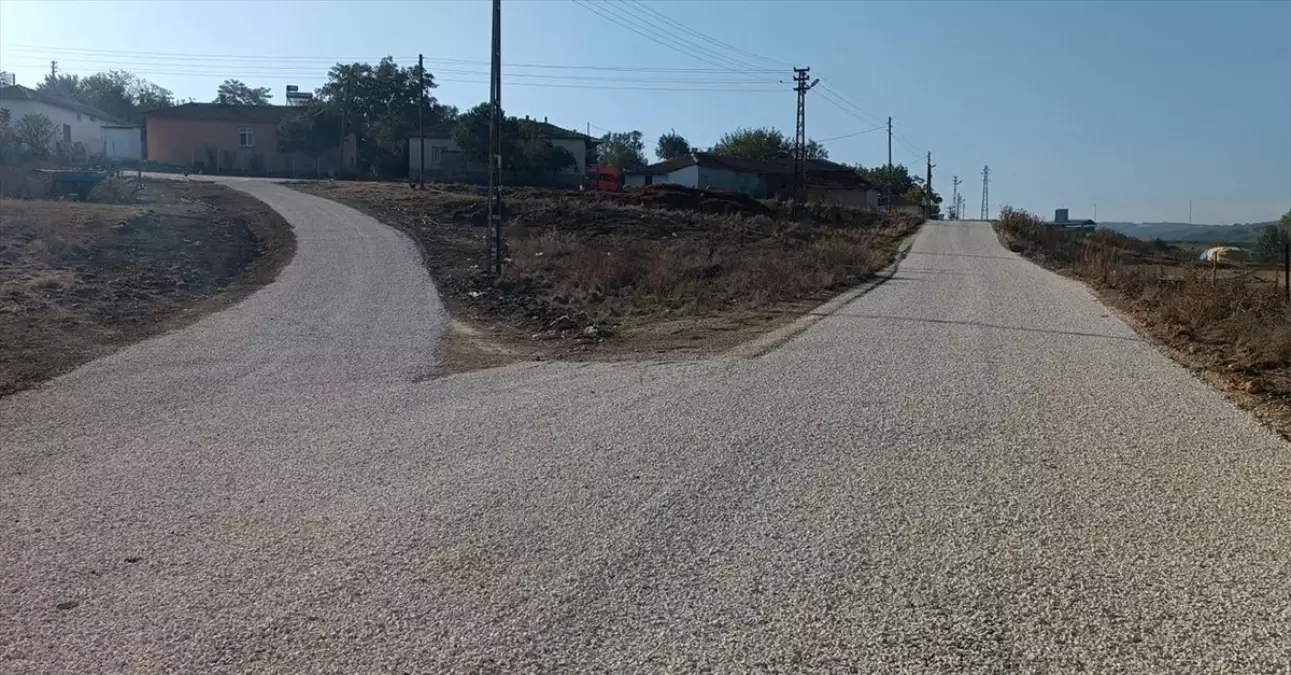 Edirne\'de Yol Yapım Çalışmaları Devam Ediyor