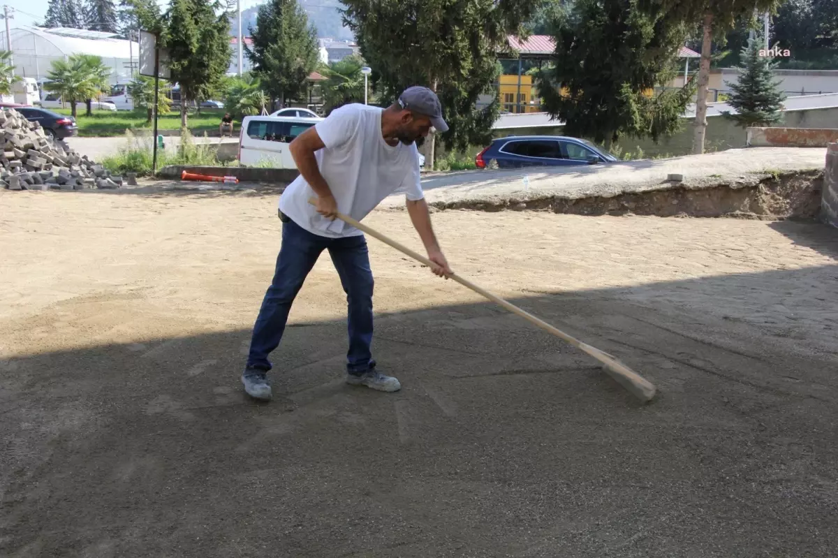 Giresun Belediyesi\'nden Hastane Çevresine Altyapı ve Üstyapı Çalışmaları