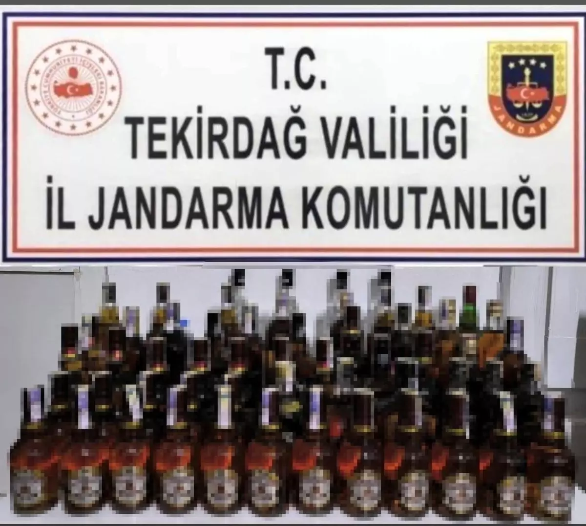 Muratlı\'da Kaçak Alkol Ele Geçirildi