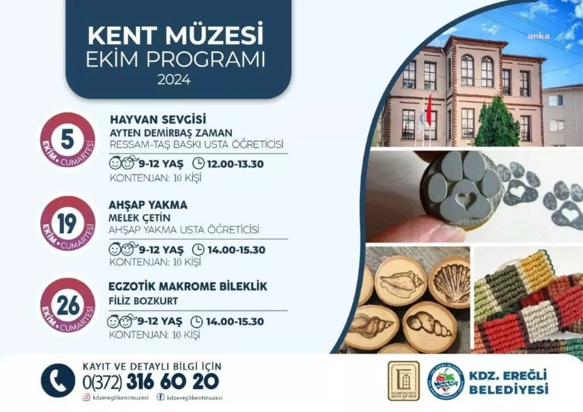 Karadeniz Ereğli Belediyesi, Müze Atölyelerini Yenileyerek Devam Ettiriyor