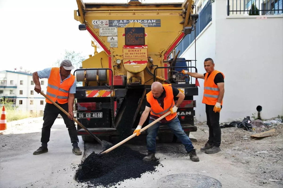 Keçiören Belediyesi\'nden Yol Bakım ve Onarım Çalışmaları