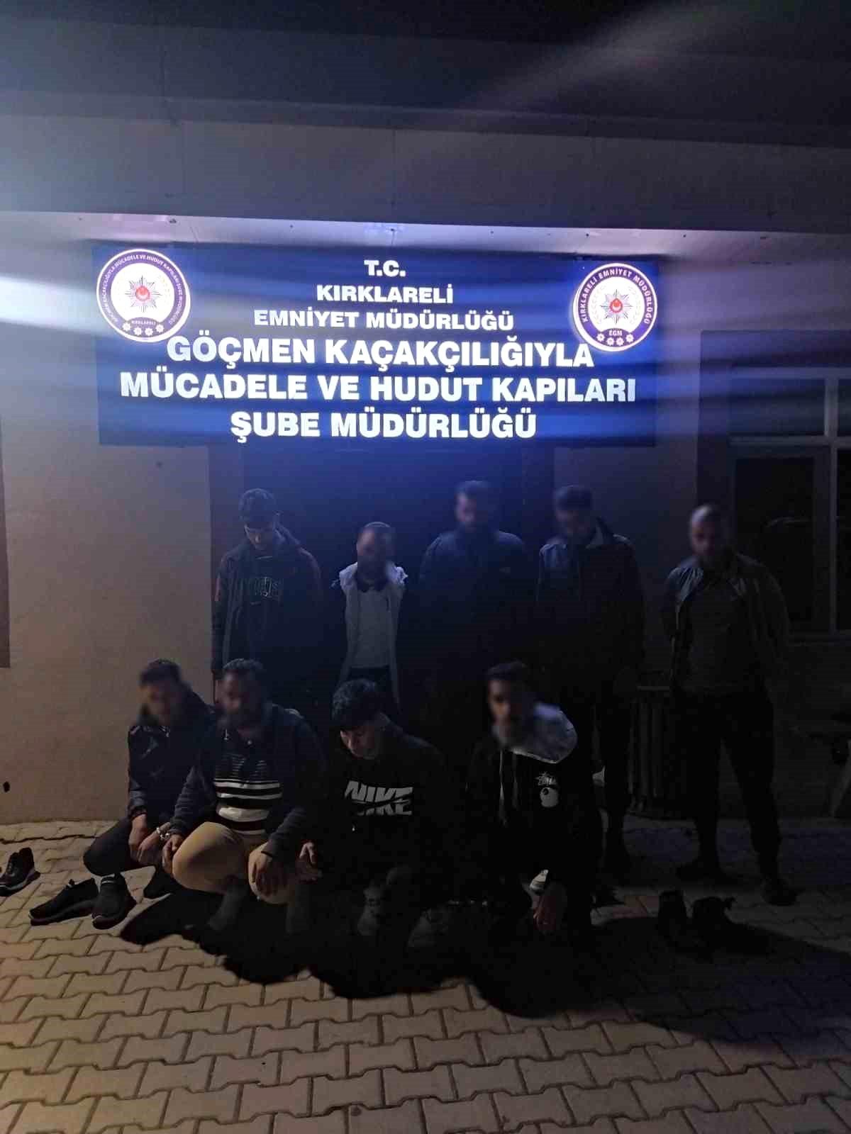 Kırklareli\'nde Kaçak Göçmen Operasyonu