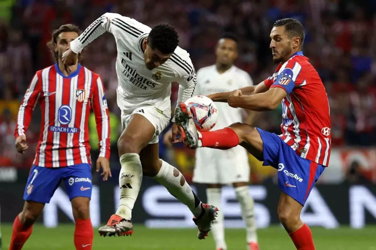 Atletico - Real Derbisinde Gergin Anlar