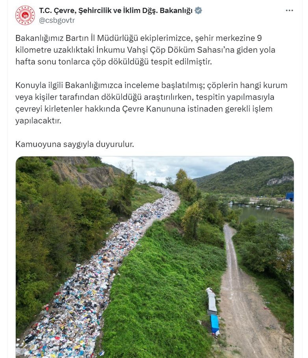 İnkumu\'na Tonlarca Çöp Döküldü
