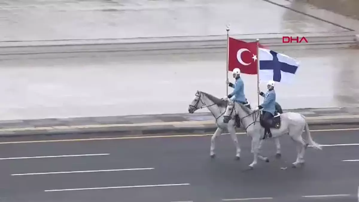 Cumhurbaşkanı Erdoğan, Finlandiyali mevkidaşı Stubb\'u resmi törenle karşıladı