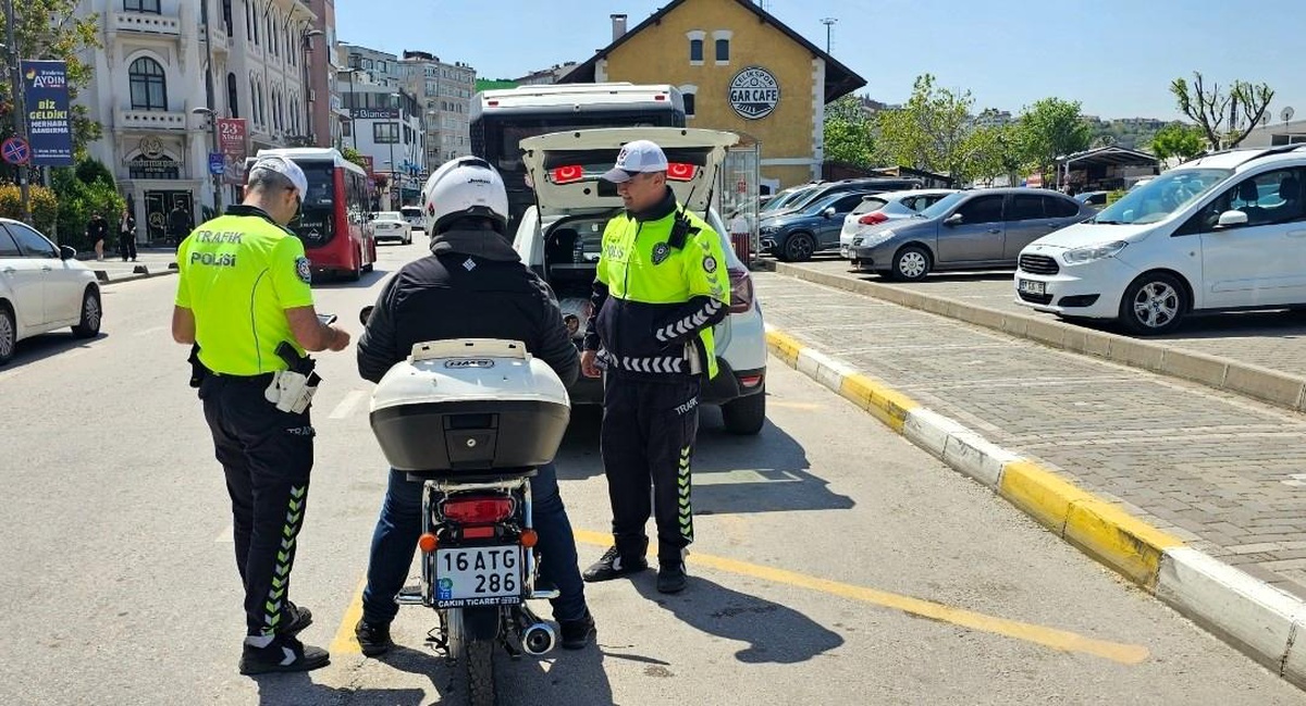 Balıkesir\'de Motosiklet Denetimi