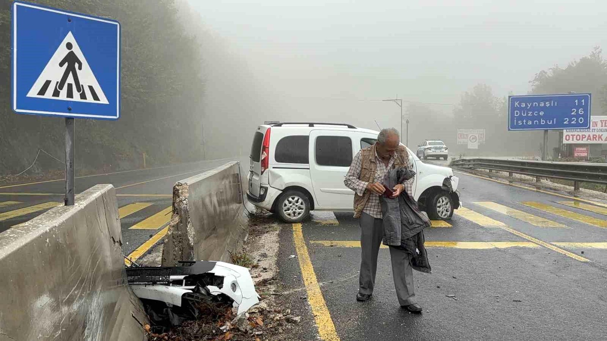 Bolu Dağı\'nda Trafik Kazası