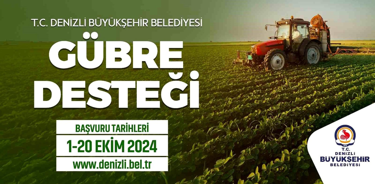 Denizli\'de Çiftçilere Gübre Desteği Müracaat Süresi Uzatıldı