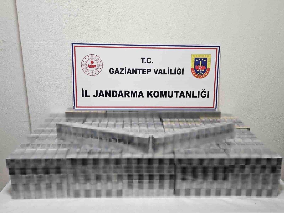 Gaziantep\'te 1,5 milyon TL değerinde kaçak sigara ve tütün ele geçirildi