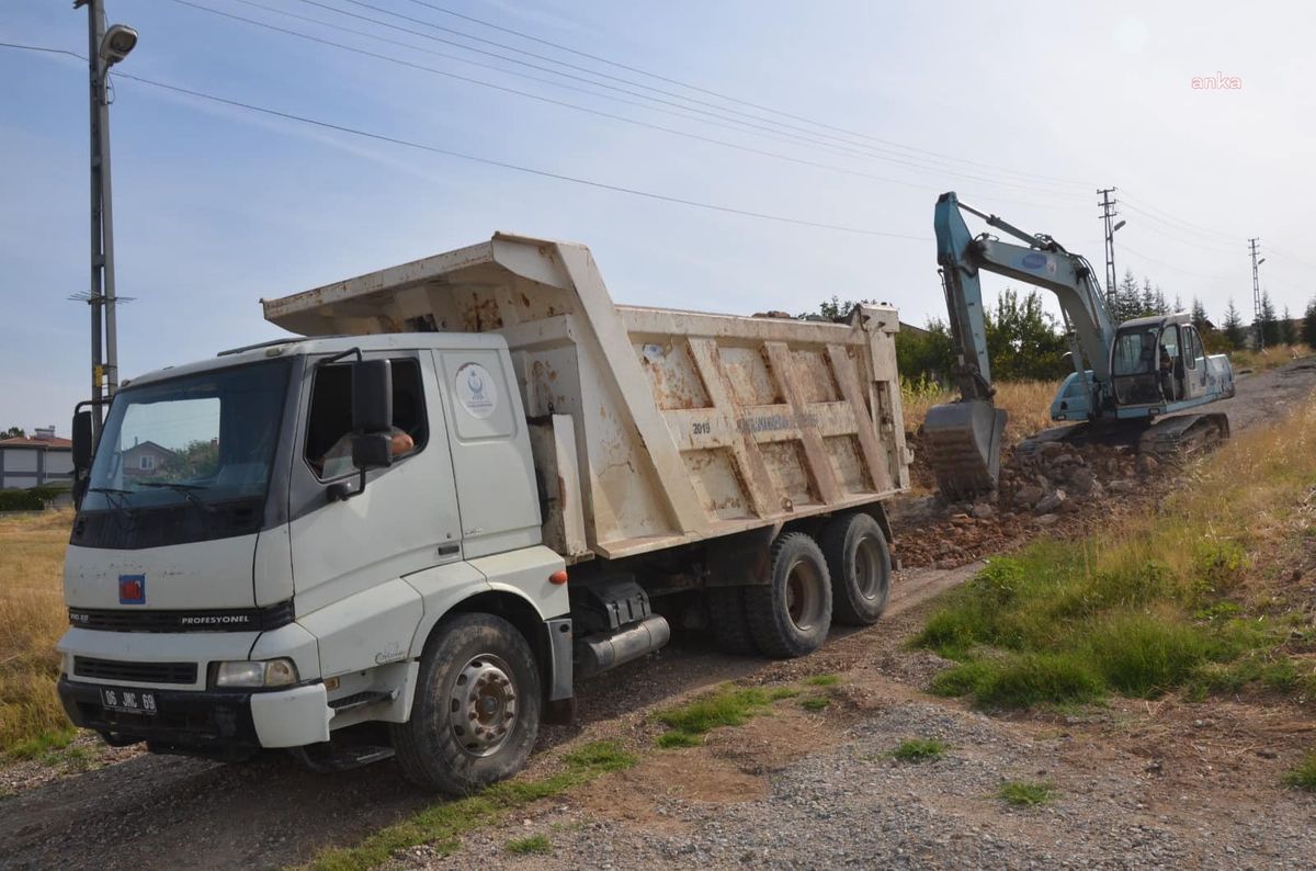 Kahramankazan\'da Üstyapı Çalışmaları Devam Ediyor