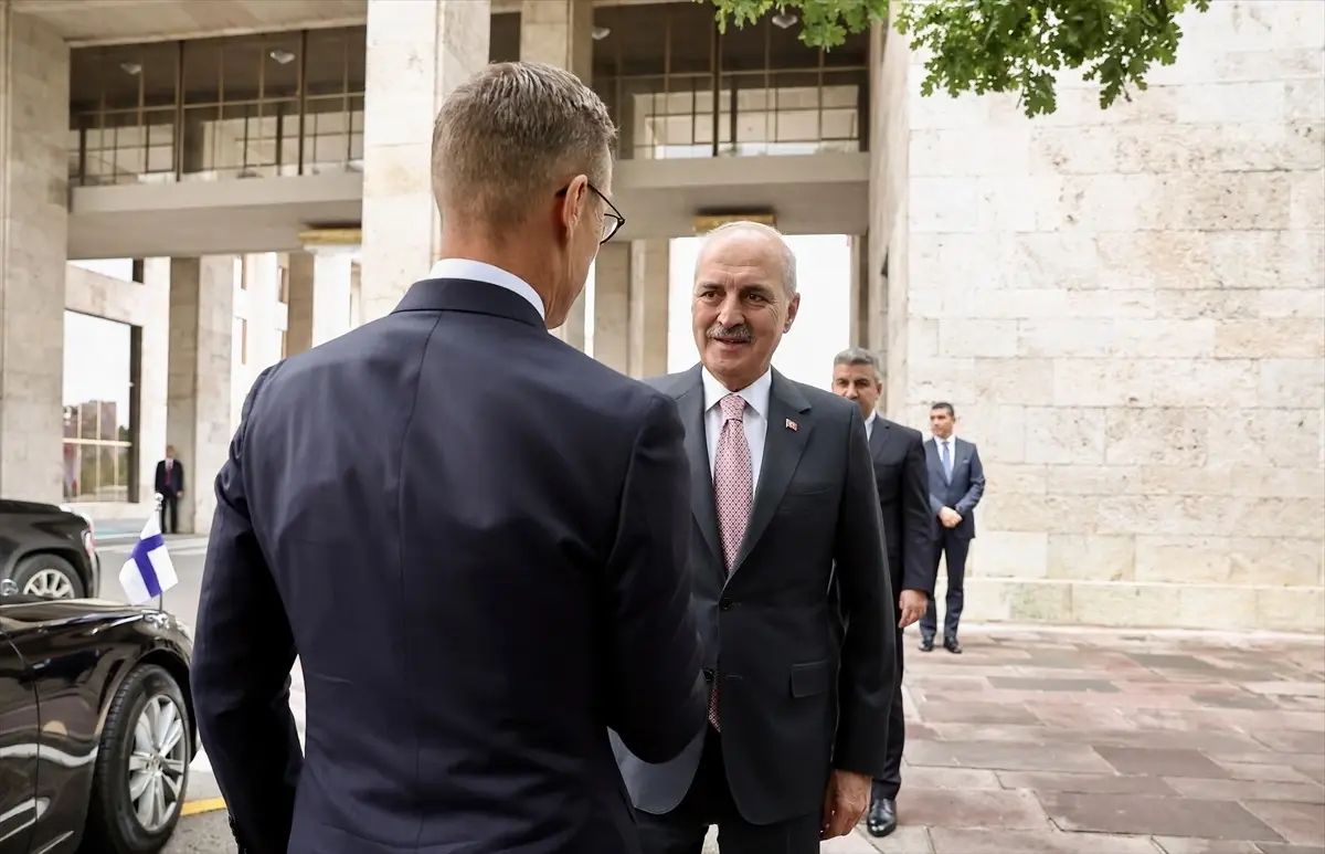 TBMM Başkanı Kurtulmuş, Finlandiya Cumhurbaşkanı Stubb ile görüştü Açıklaması